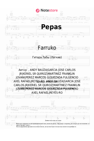undefined Farruko - Pepas