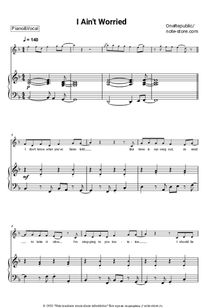 undefined OneRepublic - I Ain't Worried