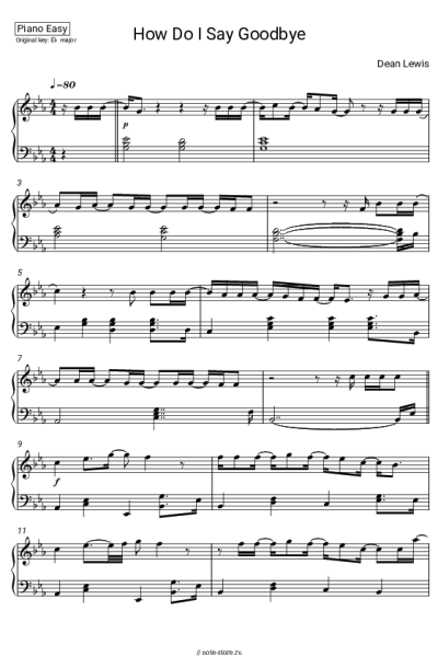 undefined Dean Lewis - How Do I Say Goodbye