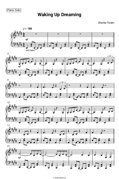 undefined Shania Twain - Waking Up Dreaming