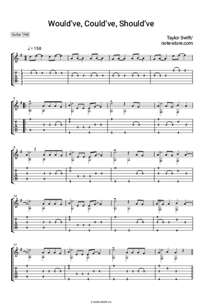 undefined Taylor Swift - Would've, Could've, Should've