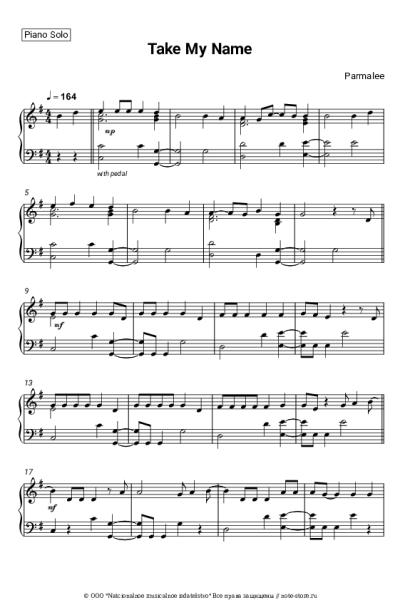 undefined Parmalee - Take My Name