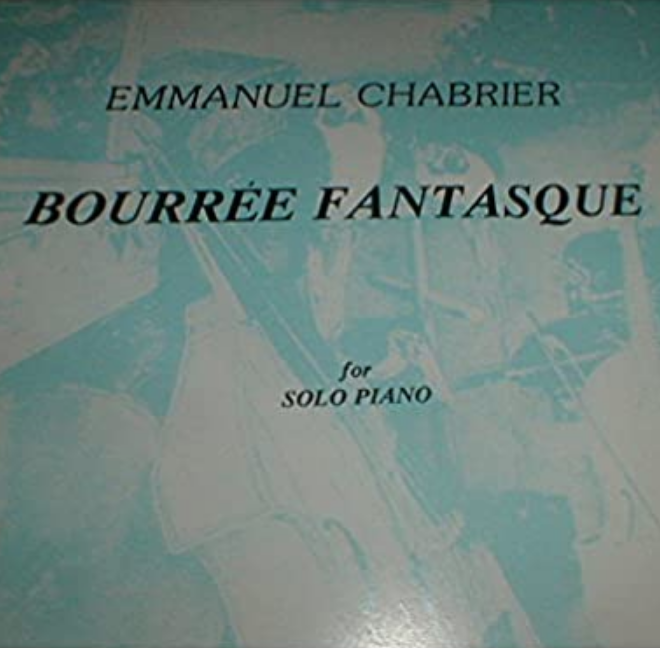 Эммануэль Шабрие - Фантастическое бурре, D 74 ноты для фортепиано