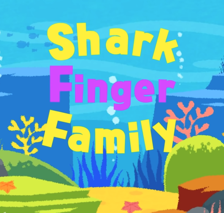 Pinkfong - Shark Finger Family ноты для фортепиано
