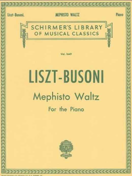 Ференц (Франц) Лист - Mephisto Waltz No. 1 ноты для фортепиано