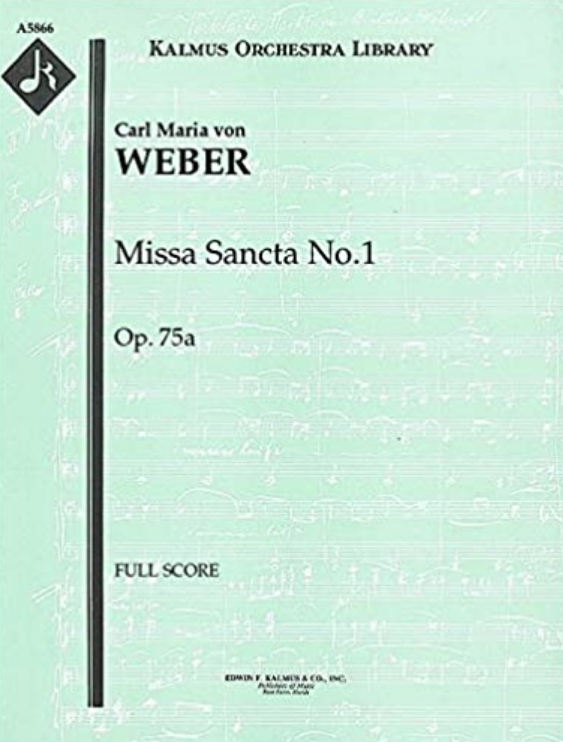 Карл Мария фон Вебер - Святая месса No. 1 ми-бемоль мажор: II. Gloria ноты для фортепиано