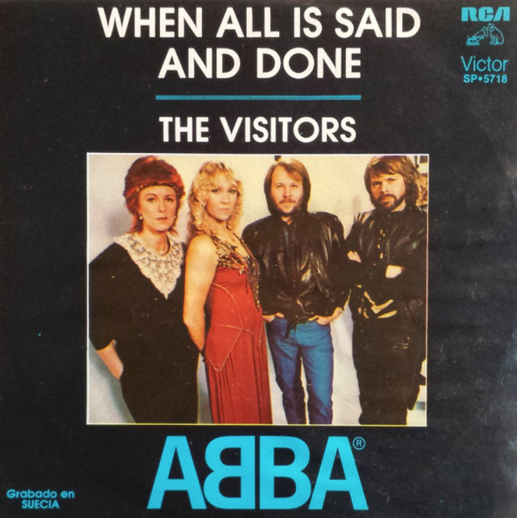ABBA - When All Is Said And Done ноты для фортепиано