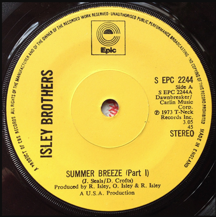 The Isley Brothers - Summer Breeze ноты для фортепиано