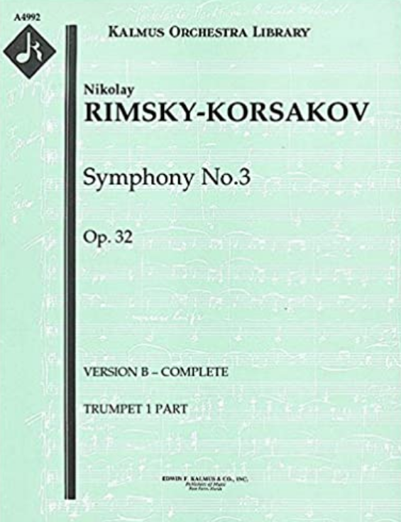Николай Римский-Корсаков - Симфония № 3, соч. 32: III. Andante ноты для фортепиано