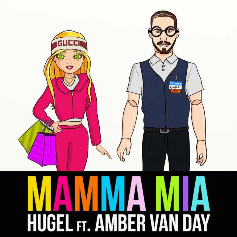 HUGEL, Amber Van Day - Mamma Mia ноты для фортепиано