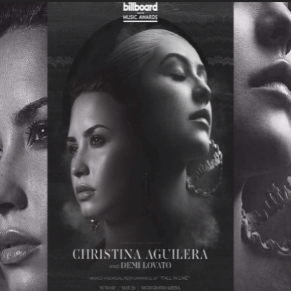Christina Aguilera, Demi Lovato - Fall In Line ноты для фортепиано