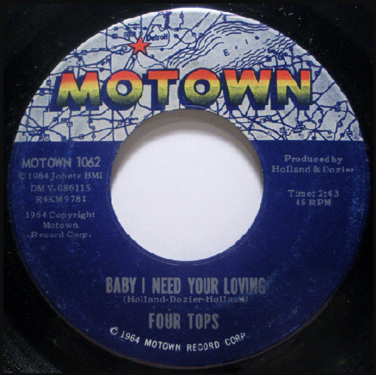 The Four Tops - Babe I Need Your Lovin ноты для фортепиано