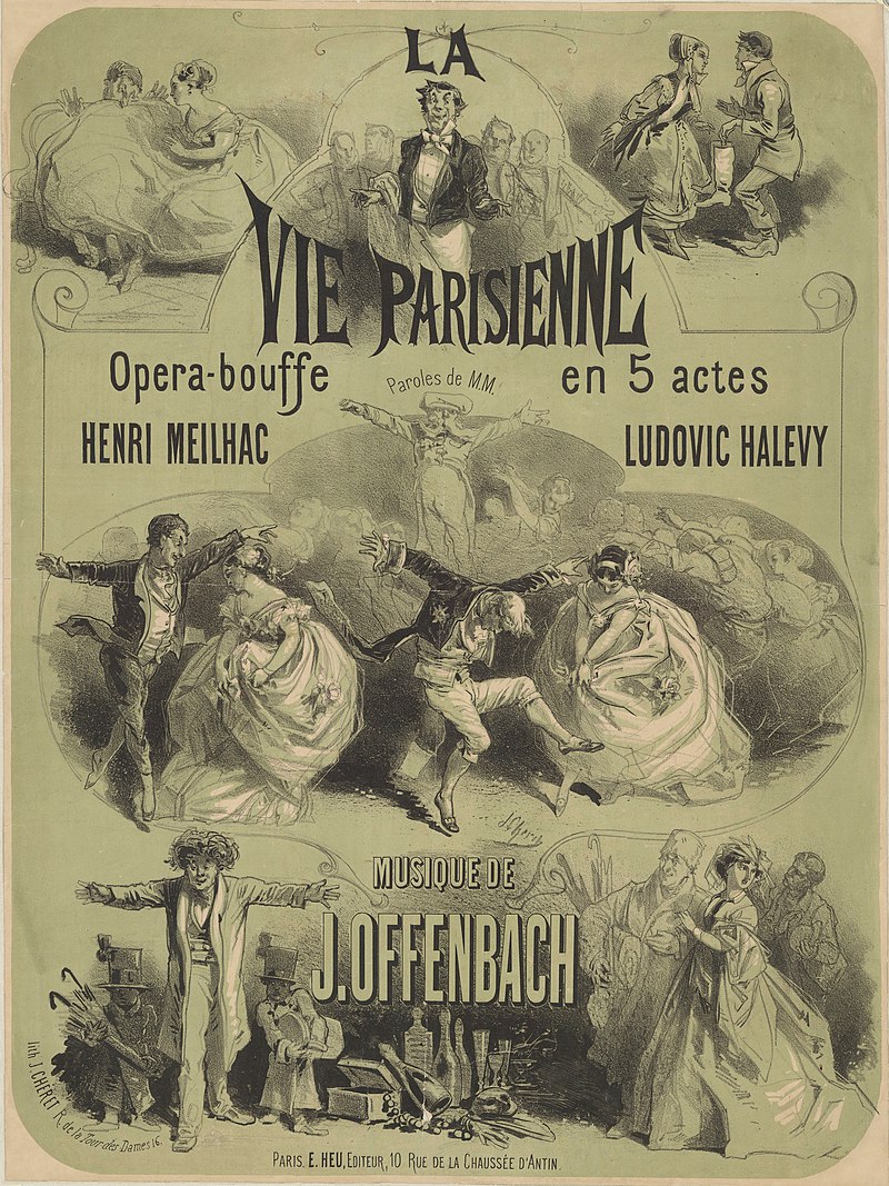 Жак Оффенбах - Увертюра к оперетте 'Парижская жизнь' ноты для фортепиано