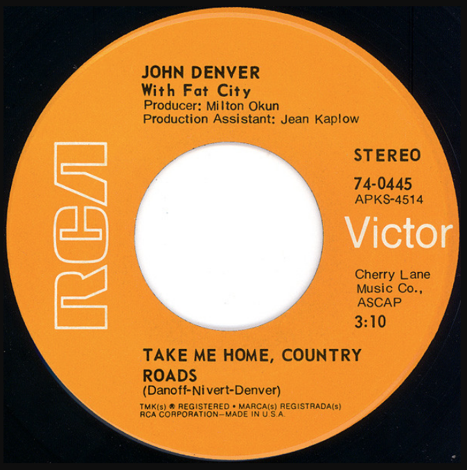 John Denver - Take Me Home, Country Roads ноты для фортепиано