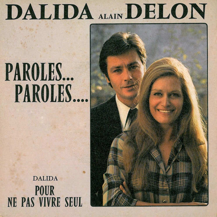 Dalida, Alain Delon - Paroles, paroles ноты для фортепиано
