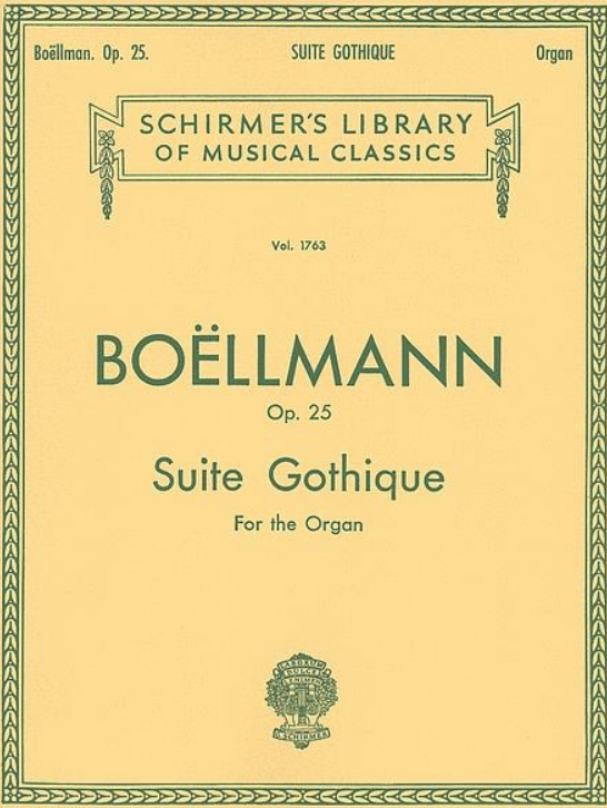 Леон Боэльман - Готическая сюита, соч. 25: Часть 2. Готический менуэт ноты для фортепиано