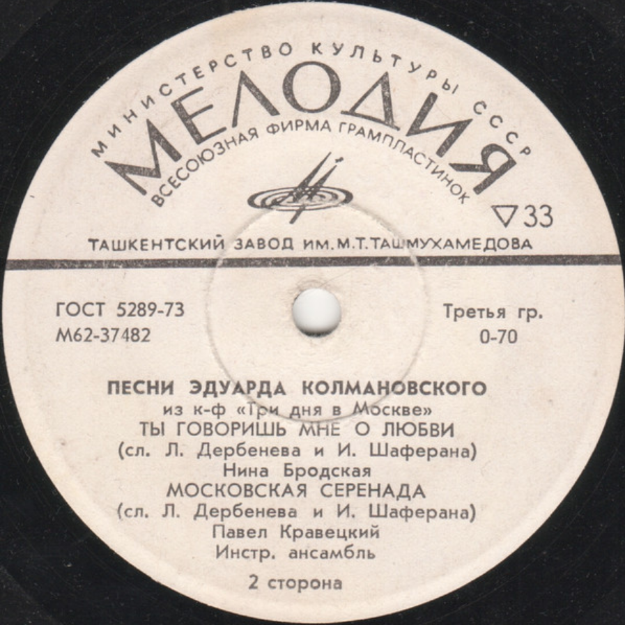 Музыка э колмановского. Э Колмановский композитор. Песни Колмановского. 3 Дня в Москве Серенада