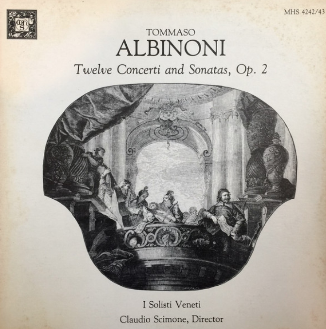 Томазо Альбинони - Соната 5 ре мажор, соч.2, №5: Часть 3. Адажио ноты для фортепиано