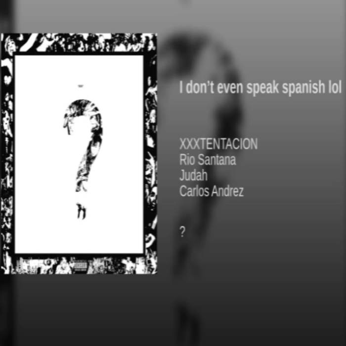 XXXTentacion - I don't even speak spanish lol ноты для фортепиано