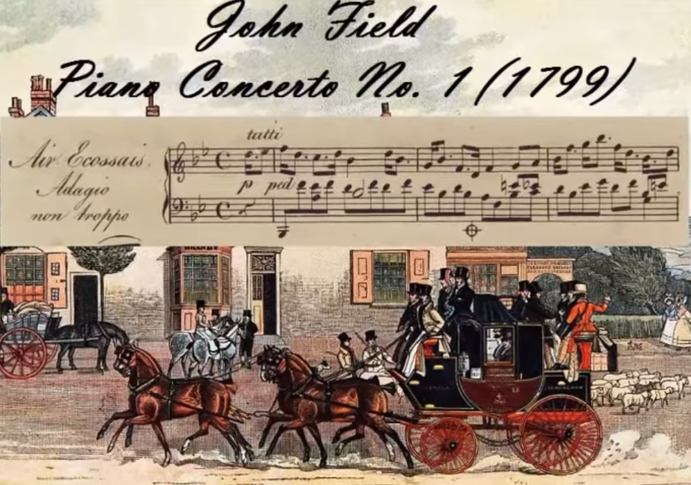 Джон Филд - Концерт № 1 для фортепиано: Часть 1. Аллегро ноты для фортепиано