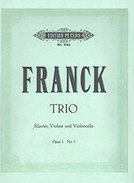 Сезар Франк - Фортепианное трио, Op.1 №.1: Часть 2. Allegro molto ноты для фортепиано