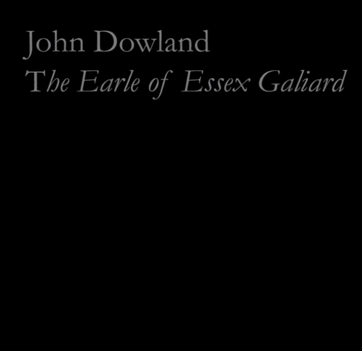 Джон Дауленд - The Earl of Essex Galliard ноты для фортепиано