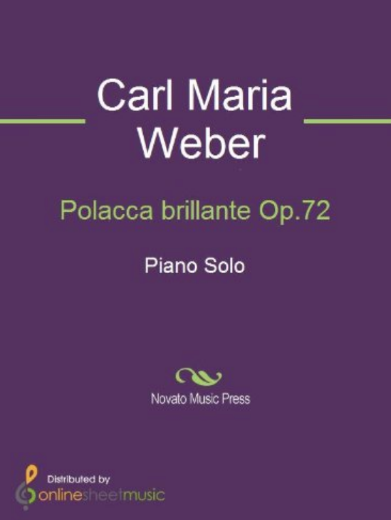 Карл Мария фон Вебер - Polacca Brilliante, Op.72 ноты для фортепиано