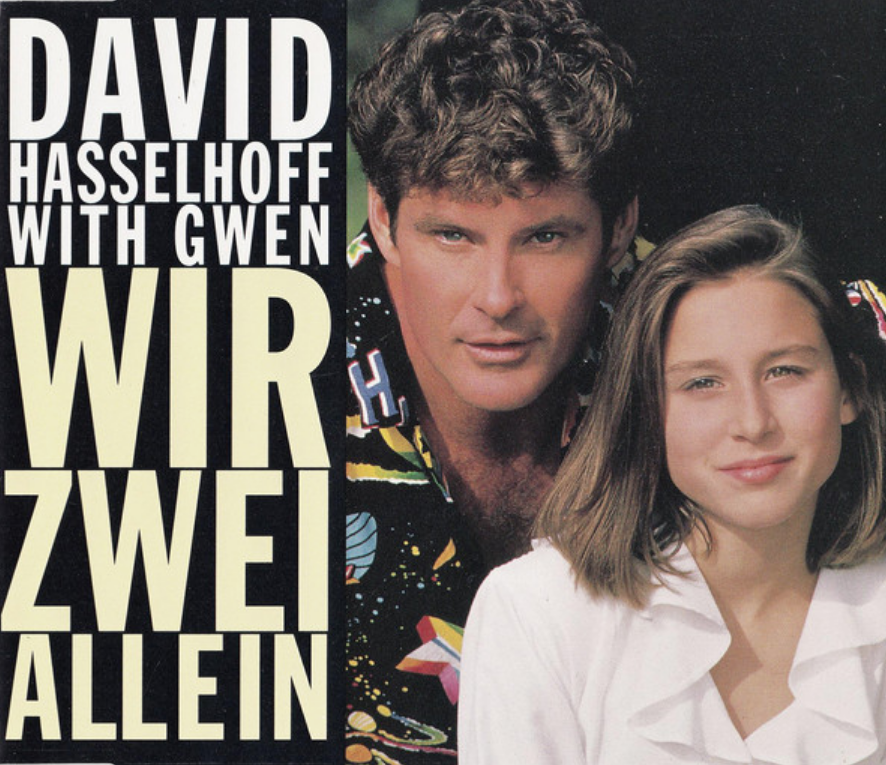 David Hasselhoff, Gwen - Wir zwei allein ноты для фортепиано
