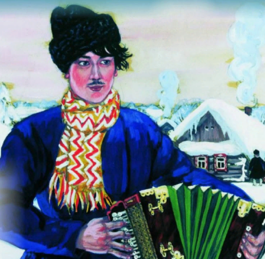 пьеса мужик на гармонике играет. картина мужик на гармонике играет. иллюстрация к камаринской чайковского. мужик на гармонике играет ноты. мужик на гармонике играет чайковский рисунок.