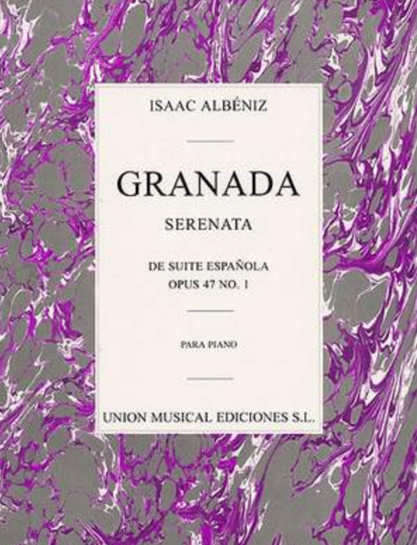 Исаак Альбенис - Испанская сюита, ​​Op.47: No.1 Гранада ноты для фортепиано