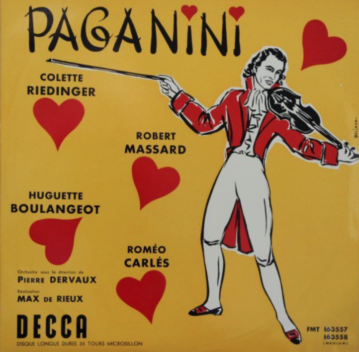 Франц Легар - Paganini: Act I. Violin Solo ноты для фортепиано