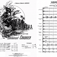 Эммануэль Шабрие - Habanera ноты для фортепиано