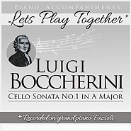 Луиджи Боккерини - Соната для виолончели ля мажор, G.4: №1 Allegro moderato ноты для фортепиано