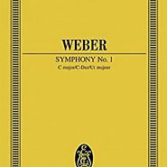 Карл Мария фон Вебер - Symphony No.1 in C major, Op.19: II. Andante ноты для фортепиано