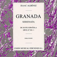 Исаак Альбенис - Suite española, Op.47: No.1 Granada ноты для фортепиано