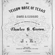 Вестерн - Желтая роза Техаса ноты для фортепиано