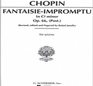 Фридерик Шопен - Фантазия-экспромт, оп. 66 ноты для фортепиано