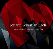 Иоганн Себастьян Бах - Двухголосная инвенция ля минор № 13, BWV 784 ноты для фортепиано