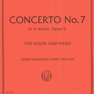 Пьер Роде - Violin Concerto No. 7 in A minor, Op.9: I. Moderato ноты для фортепиано