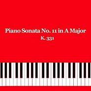 Вольфганг Амадей Моцарт - Соната для фортепиано № 11 ля мажор, ч. 2 Menuetto ноты для фортепиано