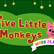 Pinkfong - Five Little Monkeys ноты для фортепиано