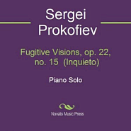 Сергей Прокофьев - ‘Мимолётности’ соч. 22 № 15 Inquieto ноты для фортепиано
