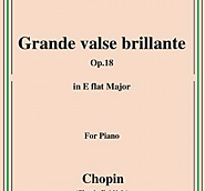 Фридерик Шопен - Grande valse brillante, Op.18 ноты для фортепиано