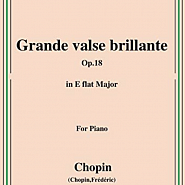 Фридерик Шопен - Большой блестящий вальс, соч.18 ноты для фортепиано