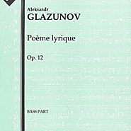 Александр Глазунов - Poeme Lyrique, Op. 12 ноты для фортепиано