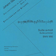 Иоганн Себастьян Бах - Сарабанда (Сюита соль минор, BWV 995) ноты для фортепиано