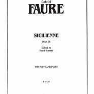Габриэль Форе - Sicilienne, Op.78: Andantino ноты для фортепиано