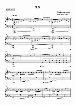 Andro The Limba X O Noty Dlya Fortepiano V Note Store Ru Pianino Solo Sku Pso0036691