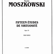 Мориц Мошковский - 15 виртуозных этюдов, Op.72: No.7 Allegro energico ноты для фортепиано