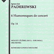 Игнаций Ян Падеревский - 6 Humoresques de concert, Op.14: No.1 Minuet in G major ноты для фортепиано